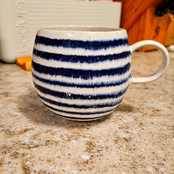 Crate and Barrel Striped Mugs (set of two) - Picture 1 of 3